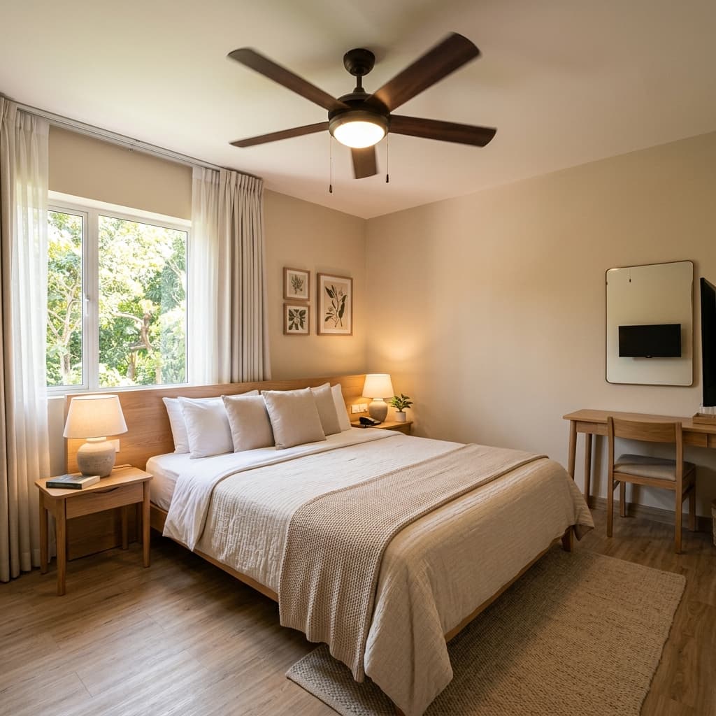 Non-AC Room Interior